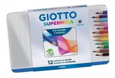 LAPIZ DE COLOR GIOTTO SUPERMINA LATA X12